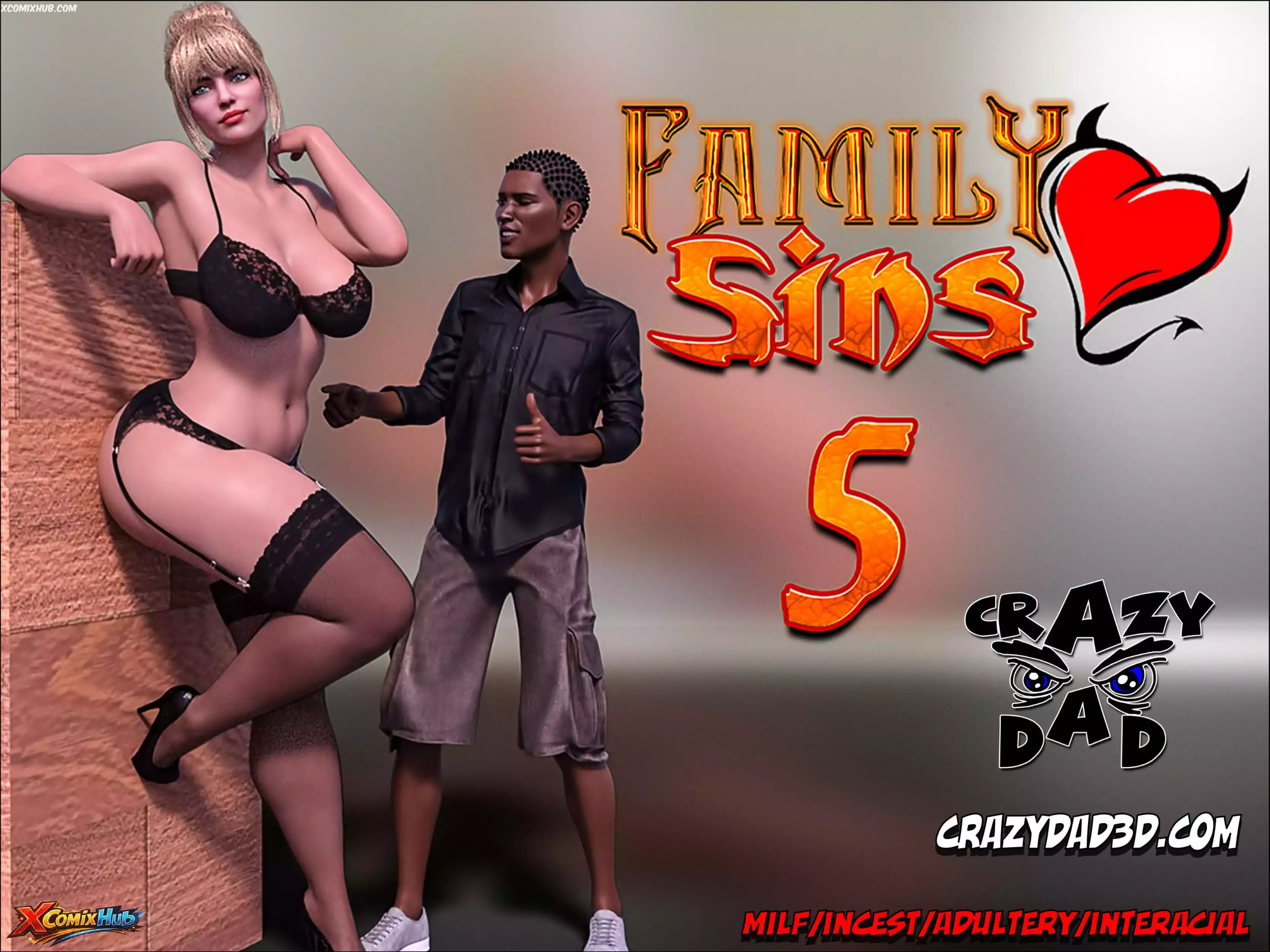 Family Sins Chapter 5 Crazydad3d 001 Comic Page 1